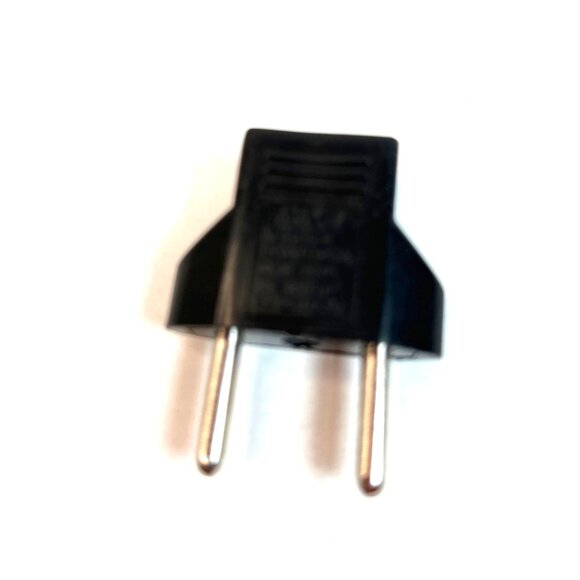 Universal Travel Plug Adapter Black EU To USA Converter 125V/250V Compact Lightw - Picture 4 of 6